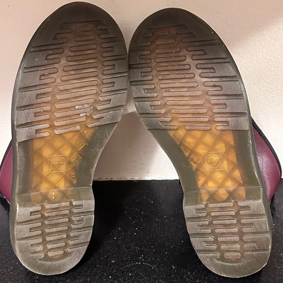 Dr Martens Youth ankle boots Burgundy Sz 4 - Picture 7 of 7